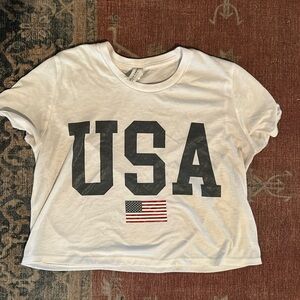 USA crop top